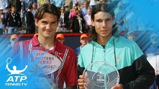 Federer vs Nadal incredible rally and match point | Hamburg 2007 Final