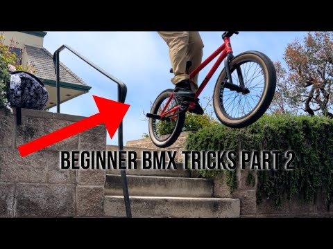 Beginner BMX Tricks Part 2 - YouTube