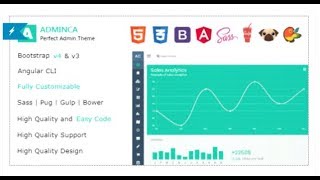 Adminca - Responsive Bootstrap 4 & 3 Angular 4 Admin Dashboard | Themeforest Download