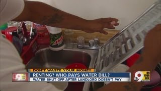 Who is responsible for paying your water bill?