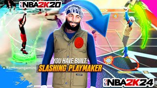 2k20 Slashing Playmaker build is BACK 🤯! the BEST GUARD build in NBA 2K24! OVERPOWERED😱