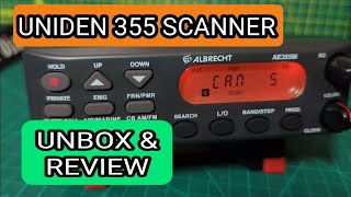 UNIDEN UBC355 Clone , Desktop Budget Scanner - REVIEW \u0026 TEST