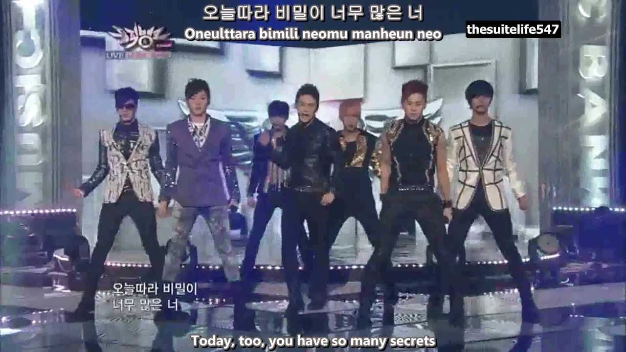 BTOB - Insane [Music Bank] (12.03.30) {Hangul, Romanization, Eng Sub ...