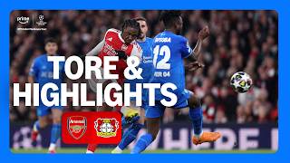 UEFA Champions League Arsenal vs Bayer 04 Leverkusen | Highlights und Tore