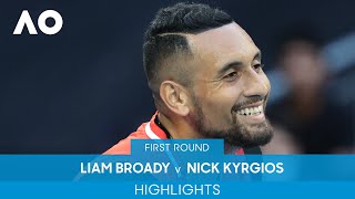 Liam Broady v Nick Kyrgios Highlights (1R) | Australian Open 2022
