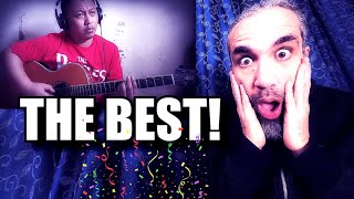 Alip Ba Ta DESI RATNASARI TENDA BIRU acoustic guitar fingerstyle cover reaction!