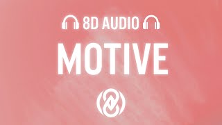 Ariana Grande, Doja Cat - motive (Lyrics) | 8D Audio 🎧