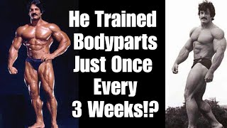 He Trained Bodyparts Just Once Every 3 Weeks!? (And Got THAT Big!?)