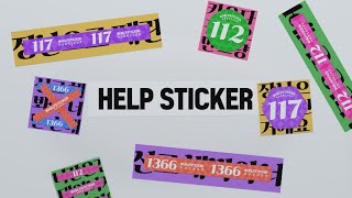 누군가의 삶을 구하는, JTBC 헬프스티커(HELP STICKER) 캠페인