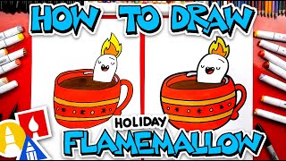 How To Draw Holiday Flamemallow - Together Time With YouTube Kids