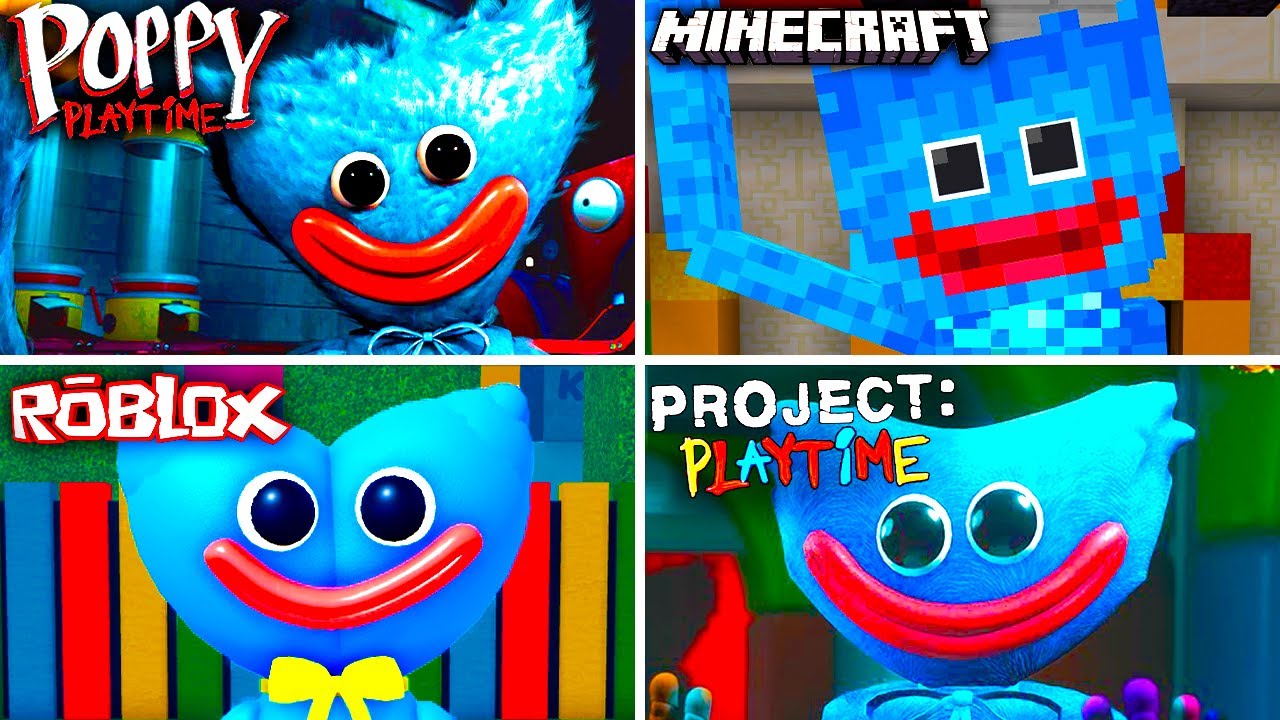 Poppy Playtime Evolution Of Friendly Huggy Wuggy All Jumpscares