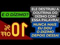 Um Pastor dizendo para não dar o dízimo? COMO ASSIM!? Veja você mesmo e tire suas conclusões!