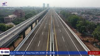 Video Drone #KaryaWaskita Proyek Jalan Tol Jakarta-Cikampek II Elevated - 23 Oktober 2019