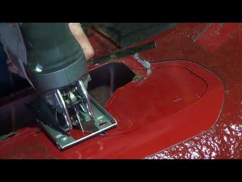 Dodge Cummins 5 Speed Swap Floor Cut Dodge Cummins 5 Speed Swap Floor Cut