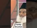 Family Structure | Dr Israr Ahmad