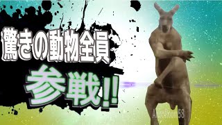 驚きの動物全員参戦！！