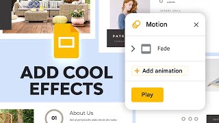 Cool Google Slides Effects for Presentations