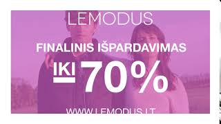 FINALINIS IŠPARDAVIMAS IKI  70%