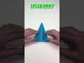 how to make an easy origami speed boat