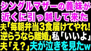 【スカッとする話】シングルマザーの義妹のために夫が私に「毎朝3時に起きて弁当3食分届けろ。逆らうなら離婚だ!」私「いいわよ」夫「え？」私の助っ人を見て夫と義妹は顔面蒼白に