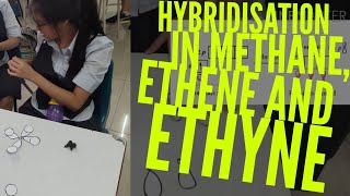 HYBRIDISATION OF METHANE, ETHENE AND ETHYNE