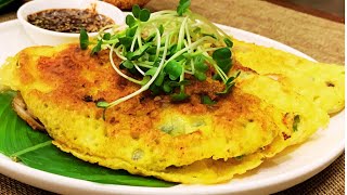 🔥 I Teach You the Best Korean Pancake Recipe – Super Crispy!