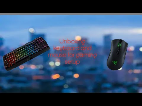 My First Video! Reviewing Keyboard And Mouse For Gaming Setup. - YouTube