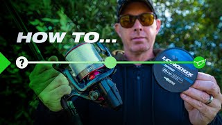 How To Spool Up with TAPERED MAIN LINE | KORDA LONG CHUCK