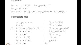 Mod-05 Lec-17 Intermediate code generation Part 1