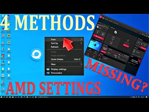 HOW TO FIX AMD RADEON SETTINGS MISSING OR NOT SHOWING ?