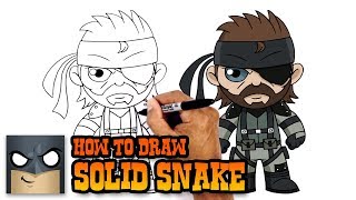 How to Draw Solid Snake | Metal Gear Solid
