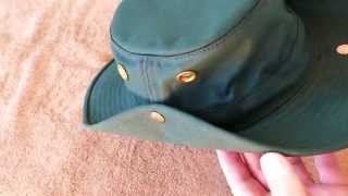 Shaping a Tilley Hat in 4k UHD