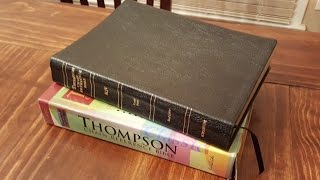 Kirkbride KJV Thompson Chain Large Print Bible in Genuine Leather (Capri Grain) cover - Bible Review