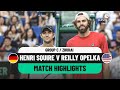 Henri Squire v Reilly Opelka Highlights | Germany v USA Davis Cup 2024 Finals Group Stage