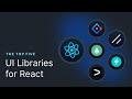 5 Awesome (FREE) React UI libraries to use in 2024