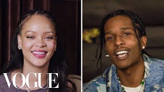 Rihanna Answers 15 Questions From A$AP Rocky | Vogue