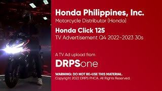 Honda Click 125 TV Ad Q4 2022-2023 30s (Philippines)