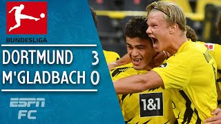 Erling Haaland & Gio Reyna shine in Dortmund's win vs. Borussia M’Gladbach | Bundesliga Highlights