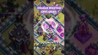 SERANGAN COC TERBARU: SUPER ARCHER #Short