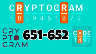 CRYPTOGRAM level 651 652