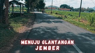 Jalur Menuju Padang GOLF GLANTANGAN dari BALUNG