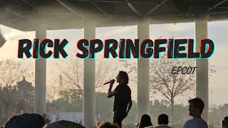 RICK SPRINGFIELD @Epcot's Garden Rocks Concert