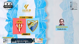 🔴 DIRECTO | SPORTING DE GIJÓN vs MÁLAGA CF | Jornada 21 LaLiga Hypermotion | SportDirect Radio