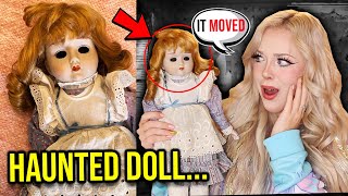 I Bought a REAL HAUNTED Doll From an Antique Store (*I CAUGHT IT MOVING on Camera!*)