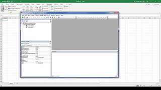 Activate VBA interface from Excel