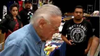 Stan Lee walks around Nuke the Fridge Con 2011