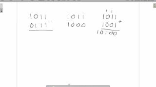IGCSE Computer Science - Binary Subtraction (The Easy Way)