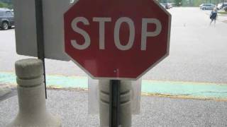 Fastening a Stop Sign to Concrete with Hilti Wedge Anchors