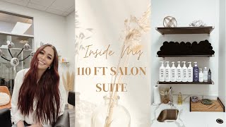 Inside My 110 ft Salon Suite Space