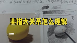 素描大关系怎么理解？素描教程